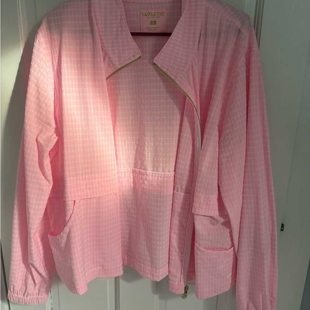 Lilly Pulitzer Light Pink Utility Jacket